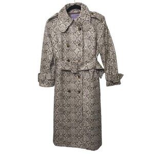 AlexaChung Snakeskin Trench Coat US 2